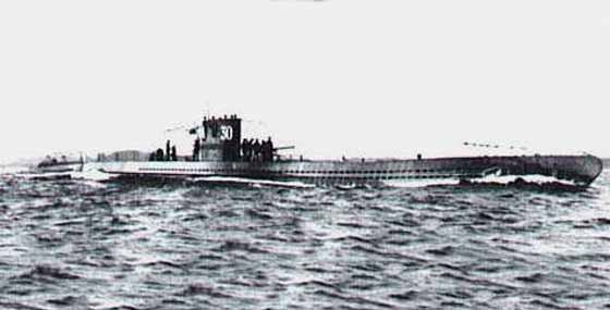 U-boat U-30 at sea